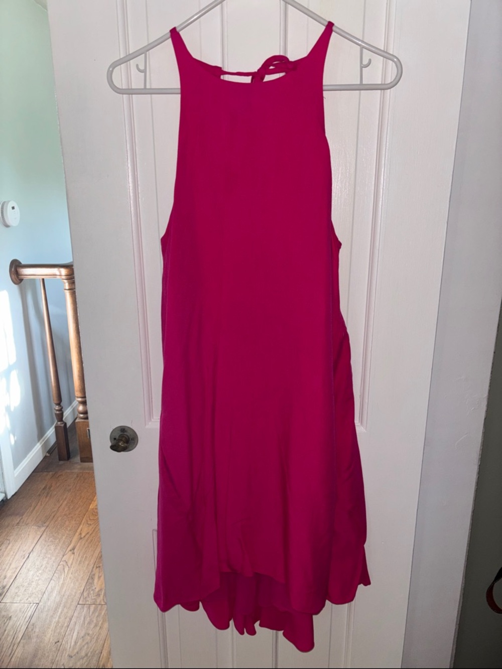 RACHEL Rachel Roy Sleeveless High-Low Dress in Fuchsia